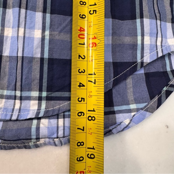 Ralph Lauren Boys 2 Pcs Set Navy Chinos & Blue Button Down Plaid Shirt Size 5 - Picture 4 of 14